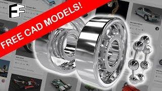 How to get free CAD models for Fusion 360, Solidworks, Inventor, NX, AutoCAD etc