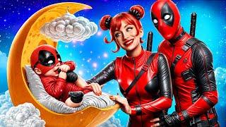 Deadpool vs Superheroes at School! How to become a Superhero?!