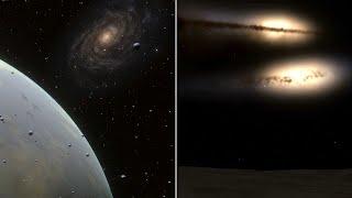 Views from Different Galaxies (Simulation) II