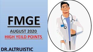 FMGE AUGUST 2020 l  LAST MINUTES REVISION POINTS l SURGERY 2020