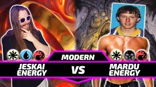 Jeskai Control vs Mardu Energy [Paper Modern MtG Gameplay] 2024