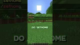 SETHOME COMMAND ON OUR MINECRAFT SERVER