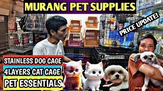 MURANG BILIHAN NG DOGS , CAT CAGES  AND PETS SUPPLIES  SA CARTIMAR PRICE UPDATE.