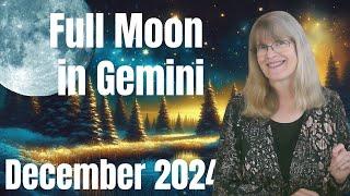 Finding a Winning Strategy, Jupiter/Saturn Square and Full Moon In Gemini December 2024