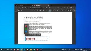 You can now Add Text to  PDF documents in Microsoft Edge