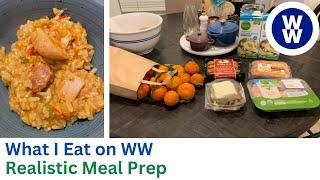 What I Eat on Weight Watchers | Calorie Counting | WW Meal Prep | Grocery Haul for Weight Loss