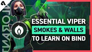 9 Essential Viper Smokes and Walls To Learn On Bind - VALORANT Guide