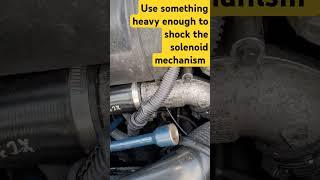 Sticking Starter Solenoid Quick Fix