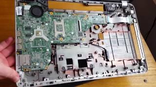 HP Pavilion 17-e034sr disassembly, разборка