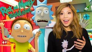 I GOT TO PLUNGE RICK'S TOILET! - Rick and Morty in Virtual Rick-ality