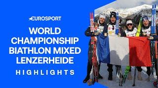 France Triumph In Style  | Mixed World Championships Biathlon Highlights