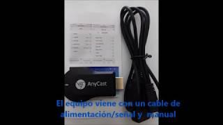 Como conectar el celular con el televisor Anycast HDMI Inalambrico