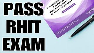 RHIT STUDY TIPS | A Must Know | CREDENTIALS |