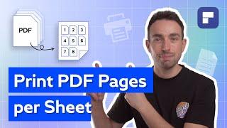 How to Print PDF File 2 Pages per Sheet?