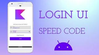 Clean Android LOGIN APP UI • SPEED CODE • 2023