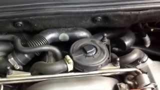 Audi A8 Crankcase breather makes funny noises.