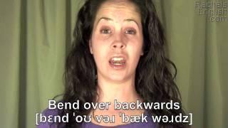 How to Pronounce the Idiom:  'Bend over Backwards': American English