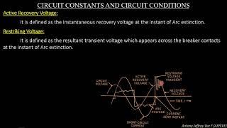 Circuit Constants and Circuit Conditions and Conditions of Severity