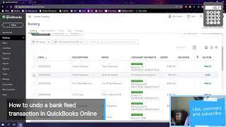 How to remove duplicate bank feed transactions in QuickBooks Online