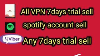 All VPN 7days trial | vpn free trial mathod | spoitfy account mathod