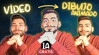 Convierte un VÍDEO a un DIBUJO ANIMADO en un Clic 🪄 Tutorial con NUEVA IA GRATIS