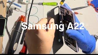 Samsung A22 screen replacement sostituzione schermo iMania