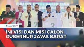 Debat Pilkada Jabar: Visi dan Misi Acep Adang, Jeje Wiradinata, Ahmad Syaikhu, Dedi Mulyadi