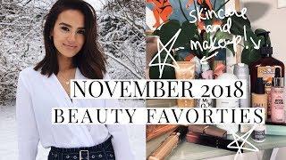 NOVEMBER 2018 FAVORITES! MAKEUP AND SKINCARE! | DACEY CASH