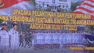 Pelantikan Dan Penyumpahan Siswa Dikmaba TNI-AL 43/1Ta.2023 Like And Subscriber 