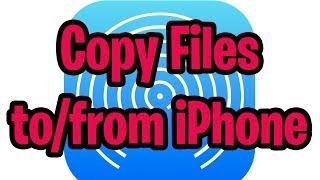 How to transfer files to or from iPhone using AirDrop