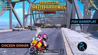 PUBG MOBILE | FUN GAMEPLAY WITH AMAZING CHICKEN DINNER