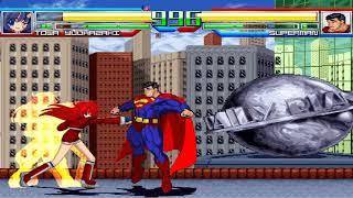 NICK54222 MUGEN: Towa Yuhazaki (me) VS Superman