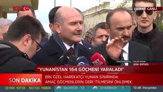 Bakan Süleyman Soylu'dan gazeteciye tepki: Yunan tarafına hizmet ediyorsun