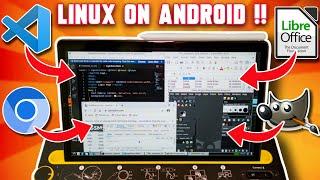 Install Linux on Android | Coding on Android Tablet with VS Code IntelliJ PyCharm 
