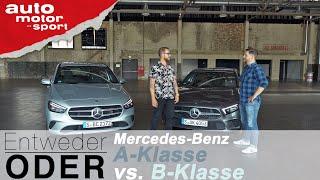 Mercedes-Benz A-Klasse vs B-Klasse | Entweder ODER | (Vergleich/Review) auto motor und sport