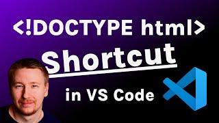 How to Get !DOCTYPE Autocomplete Skeleton in VS Code