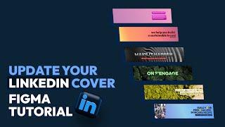 DESIGN YOUR LINKEDIN COVER ON FIGMA l Beginner Figma tutorial 04