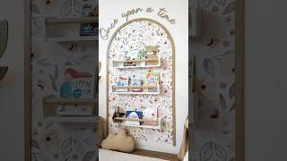 Arch wall decal and wooden frame from Ponponi #homedecor #kidsroom