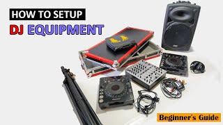 How to Setup DJ Equipment  |  Beginner’s Guide  |  Eazy Tutorial  |  Tronic DJ House