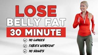 30 MIN STANDING ABS WORKOUT to Lose Belly Fat - No Squats, No Lunges