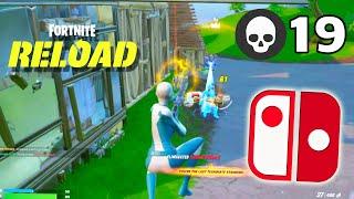 Fortnite Reload Nintendo Switch Gameplay (19 KILLS!)