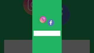 instagram facebook follow green screen