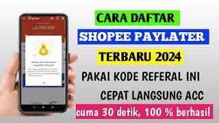 Cara daftar Shopee paylater pakai kode referal untuk pengguna baru