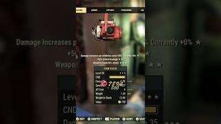 Finding A Junkies Chainsaw 50 crit 50 break #fallout76 #fallout #bethesda #gaming #youtubeshorts