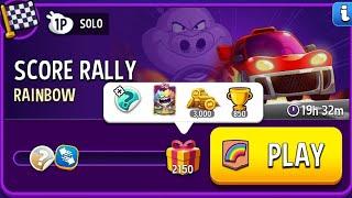 rainbow score rally solo challenge | match masters | rainbow score rally today