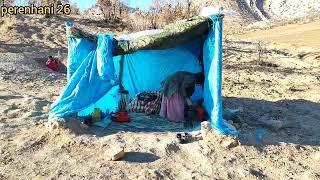 Motherless children in the mountains: digging a cave for winter shelter