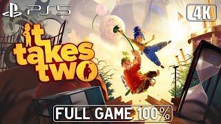 It Takes Two PS5 - Full Game 100% Longplay Walkthrough 4K 60FPS