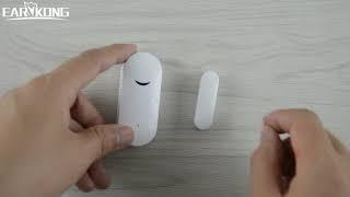 How to use the tuya wifi door sensor?