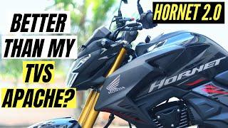 NEW HONDA HORNET 2.0 REVIEW, MILEAGE TEST, SPEED, ENGINE HORNET 2 0 VS TVS APACHE