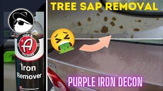 Tree Sap Removal & Purple Iron | Decontamination Detail